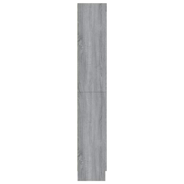 Vitrinenschrank Grau Sonoma 185 cm Hoch