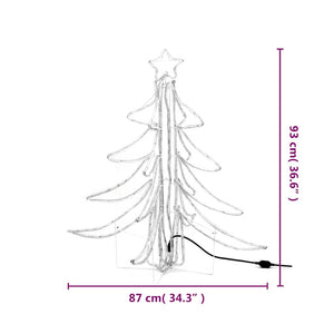 LED Weihnachtsbaum Klappbar Warmweiß 93cm