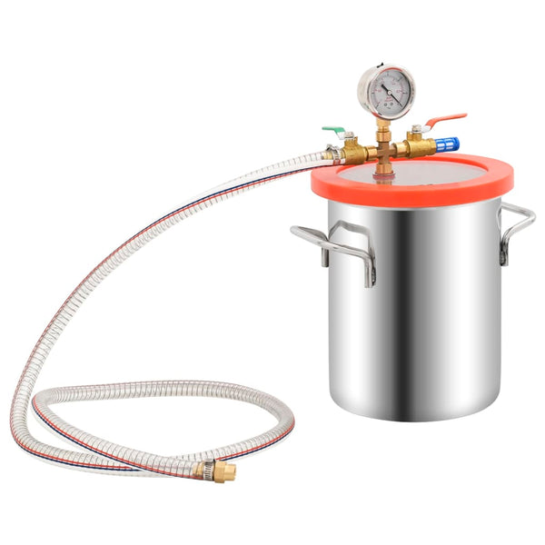 Vakuumkammer mit Einstufiger Pumpe 5,5 L