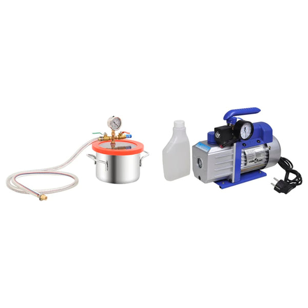 Vakuumkammer mit Einstufiger Pumpe 3,7 L