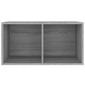 Schallplatten-Box Grau Sonoma 71x34x36cm