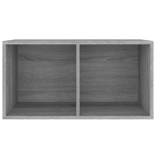 Schallplatten-Box Grau Sonoma 71x34x36cm