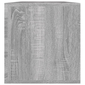 Schallplatten-Box Grau Sonoma 71x34x36cm