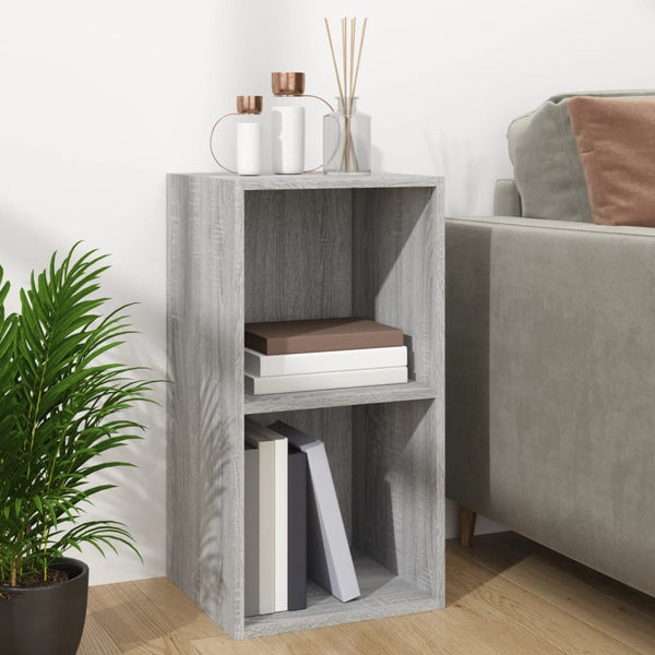 Schallplatten-Box Grau Sonoma 71x34x36cm