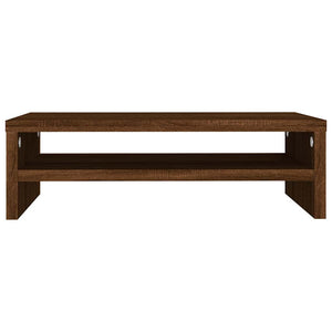 vidaXL Support d'écran chêne marron 42x24x13 cm bois d'ingénierie