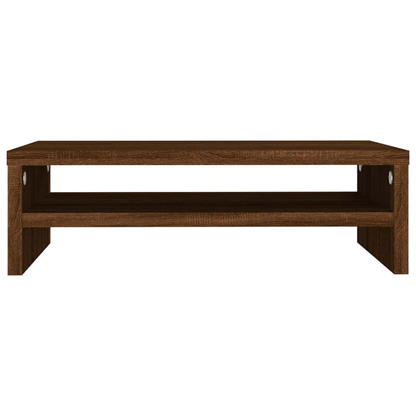 vidaXL Support d'écran chêne marron 42x24x13 cm bois d'ingénierie