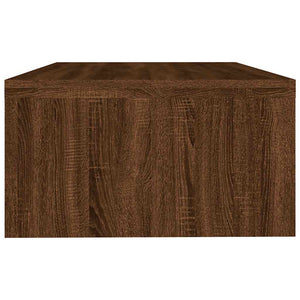 vidaXL Support d'écran chêne marron 42x24x13 cm bois d'ingénierie