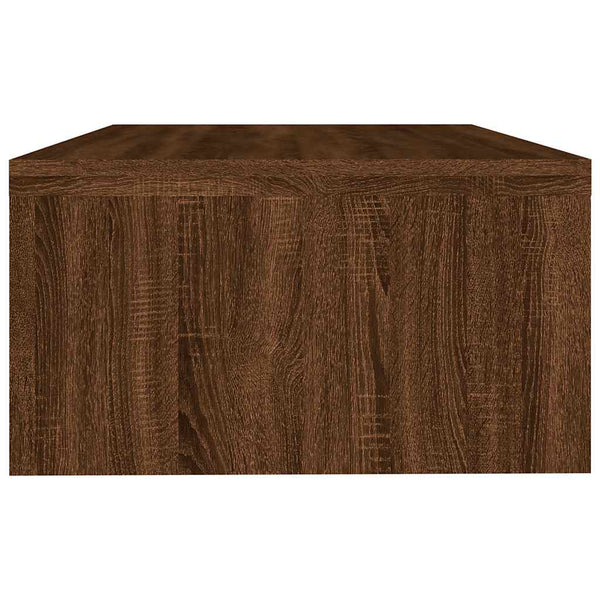 vidaXL Support d'écran chêne marron 42x24x13 cm bois d'ingénierie