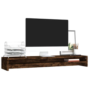 Monitorständer Räuchereiche 100 cm