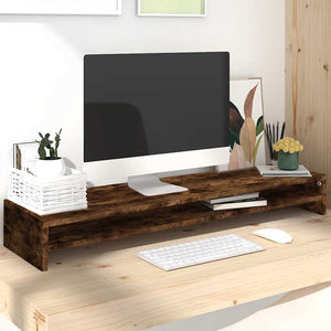 Monitorständer Räuchereiche 100 cm