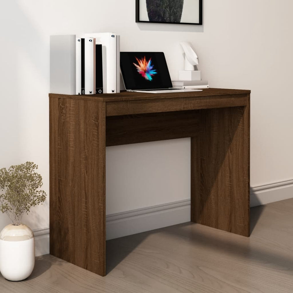 Schreibtisch Braun Eichenoptik 90x40 cm