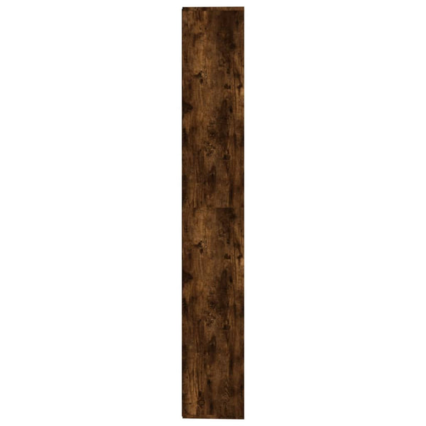 vidaXL Bibliothèque chêne fumé 155x24x160 cm