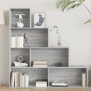 Bücherregal Grau Sonoma 155 cm