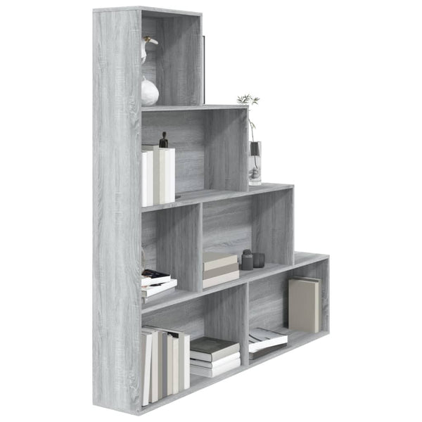 Bücherregal Grau Sonoma 155 cm