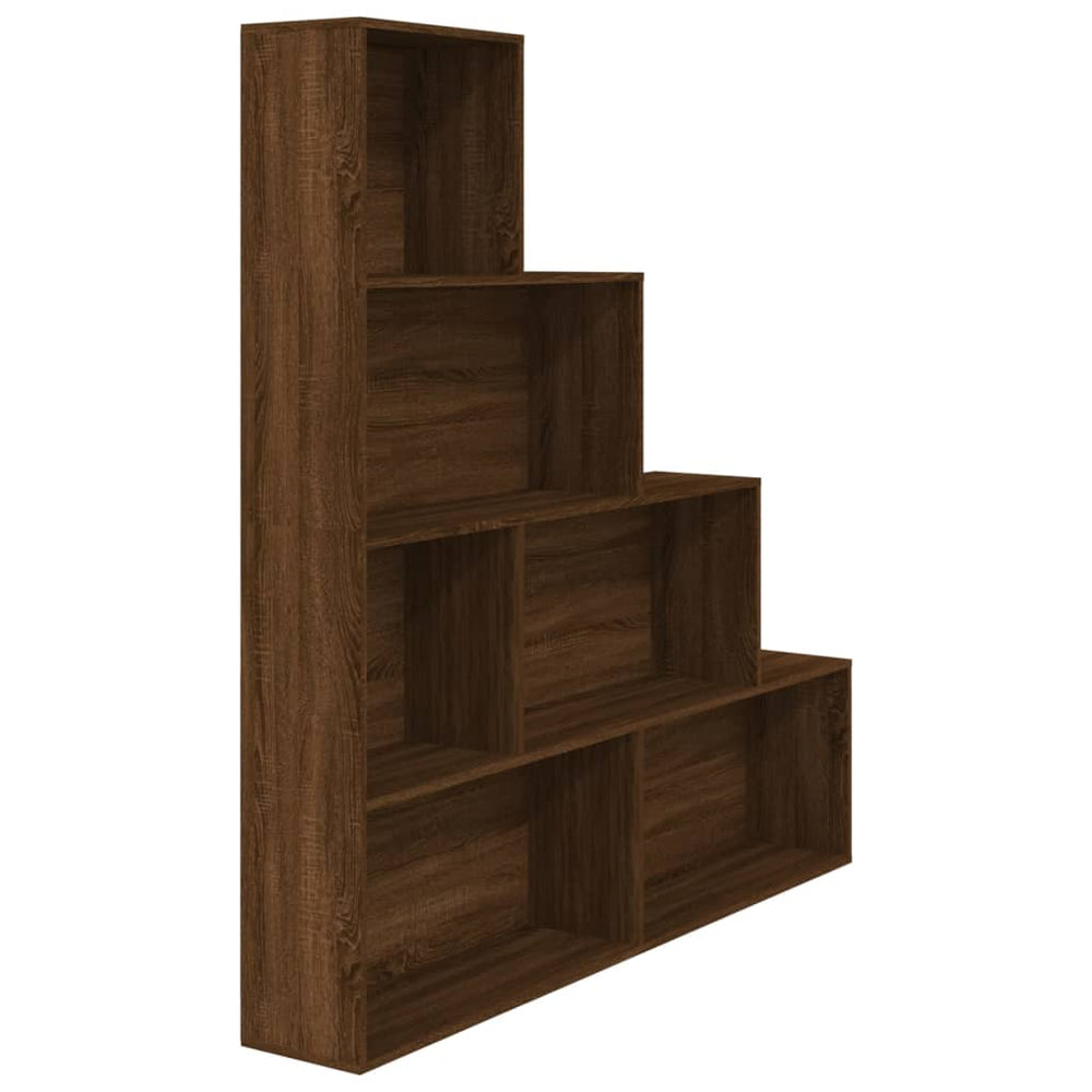 vidaXL Bibliothèque marron aspect chêne 155x24x160 cm