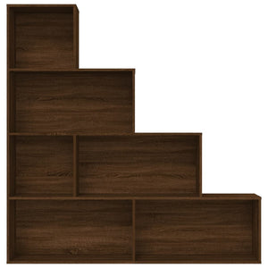 vidaXL Bibliothèque marron aspect chêne 155x24x160 cm