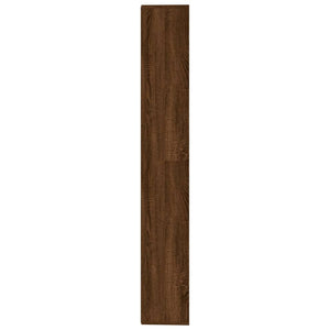 vidaXL Bibliothèque marron aspect chêne 155x24x160 cm