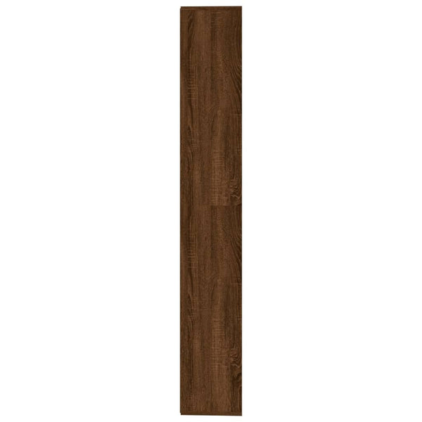 vidaXL Bibliothèque marron aspect chêne 155x24x160 cm