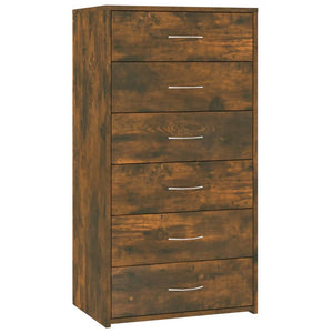 Sideboard Räuchereiche mit 6 Schubladen