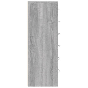 Sideboard Grau Sonoma mit 6 Schubladen