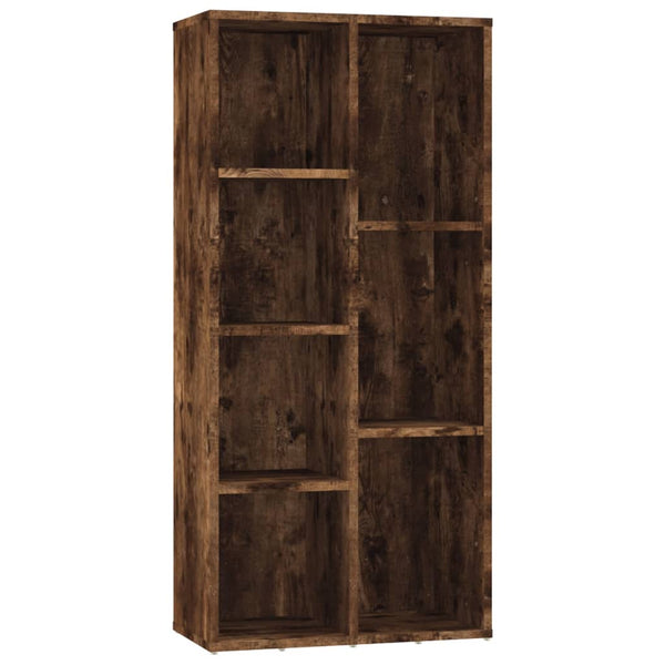 vidaXL Bibliothèque chêne fumé 50x25x106 cm