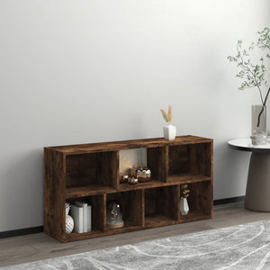 vidaXL Bibliothèque chêne fumé 50x25x106 cm