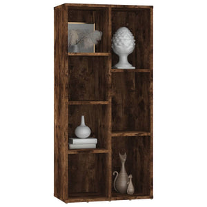 vidaXL Bibliothèque chêne fumé 50x25x106 cm