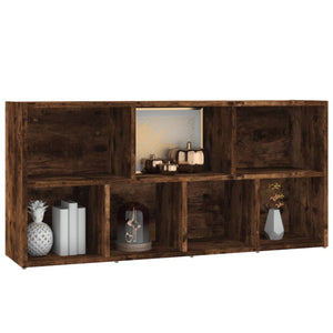 vidaXL Bibliothèque chêne fumé 50x25x106 cm