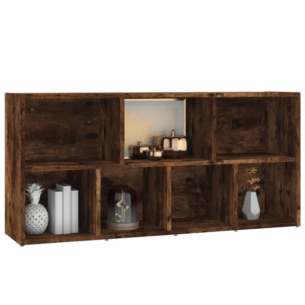 vidaXL Bibliothèque chêne fumé 50x25x106 cm