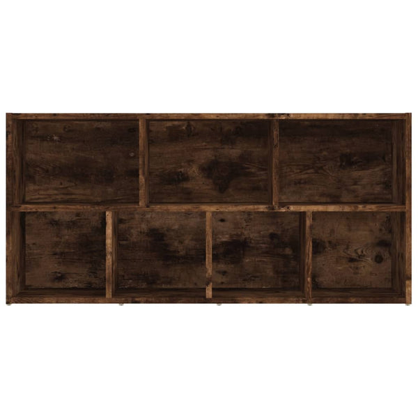 vidaXL Bibliothèque chêne fumé 50x25x106 cm
