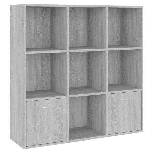 Bücherschrank Grau Sonoma 98x98 cm
