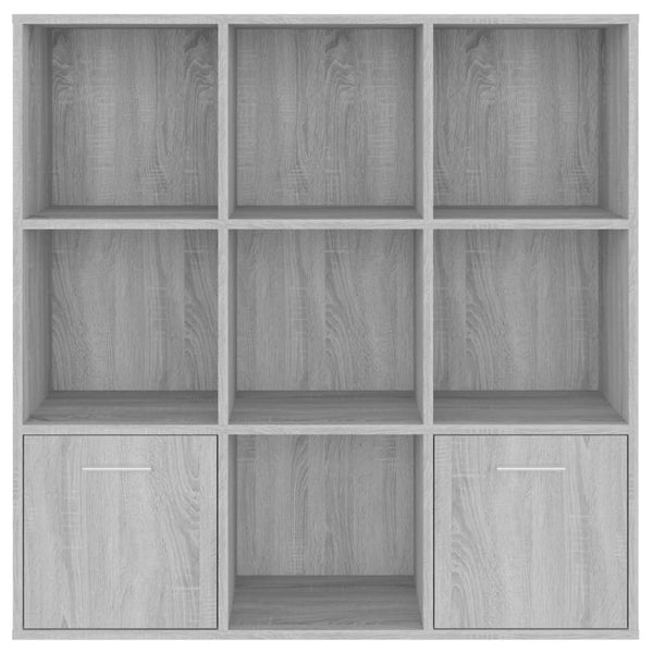 Bücherschrank Grau Sonoma 98x98 cm