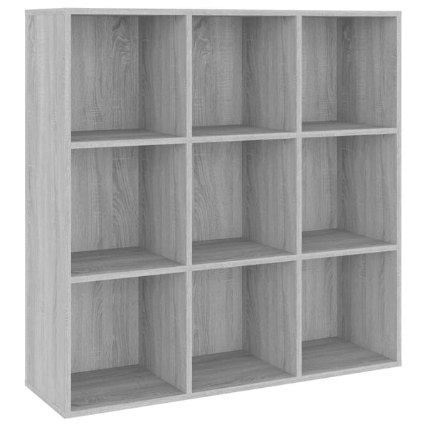 vidaXL Bibliothèque Gris Chêne Sonoma 98x29x97,5 cm