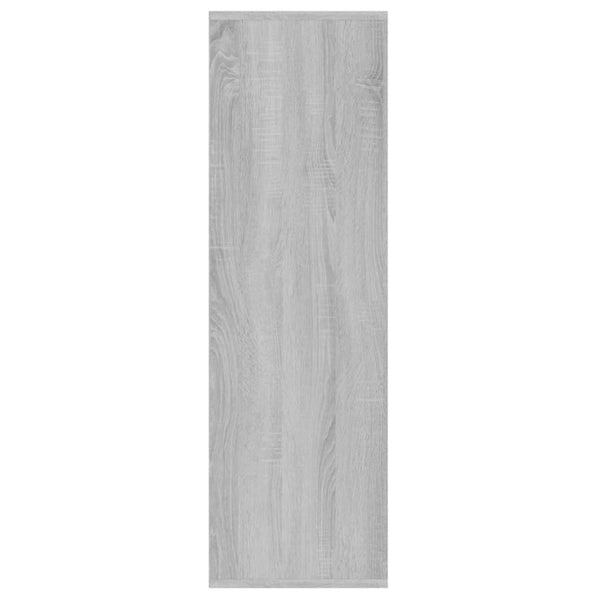 vidaXL Bibliothèque Gris Chêne Sonoma 98x29x97,5 cm