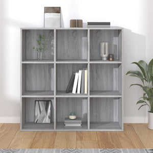 vidaXL Bibliothèque Gris Chêne Sonoma 98x29x97,5 cm