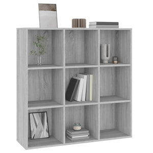 vidaXL Bibliothèque Gris Chêne Sonoma 98x29x97,5 cm