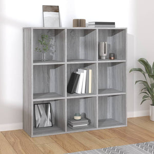 vidaXL Bibliothèque Gris Chêne Sonoma 98x29x97,5 cm