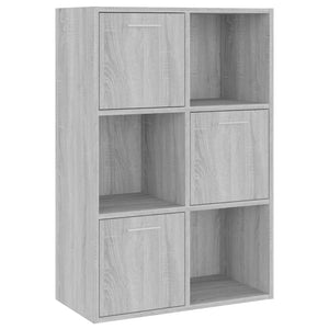 Grauer Lagerschrank Sonoma 60x90 cm