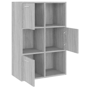 Grauer Lagerschrank Sonoma 60x90 cm