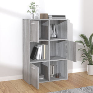 Grauer Lagerschrank Sonoma 60x90 cm