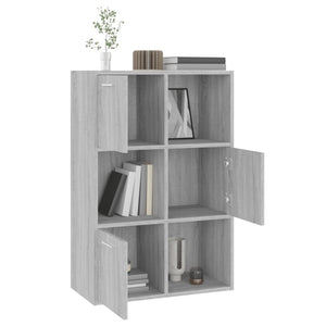 Grauer Lagerschrank Sonoma 60x90 cm