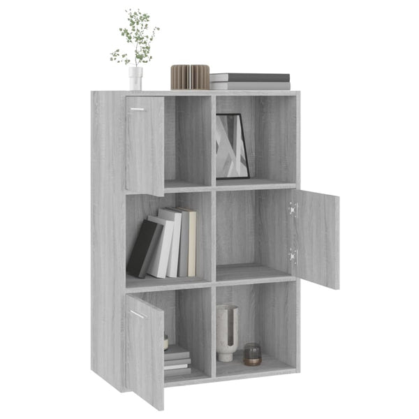 Grauer Lagerschrank Sonoma 60x90 cm