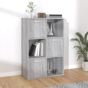 Grauer Lagerschrank Sonoma 60x90 cm