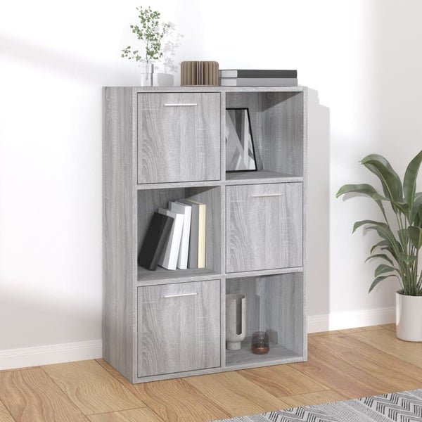 Grauer Lagerschrank Sonoma 60x90 cm