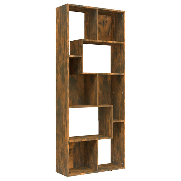 Bücherregal Räuchereiche 67x24x161 cm