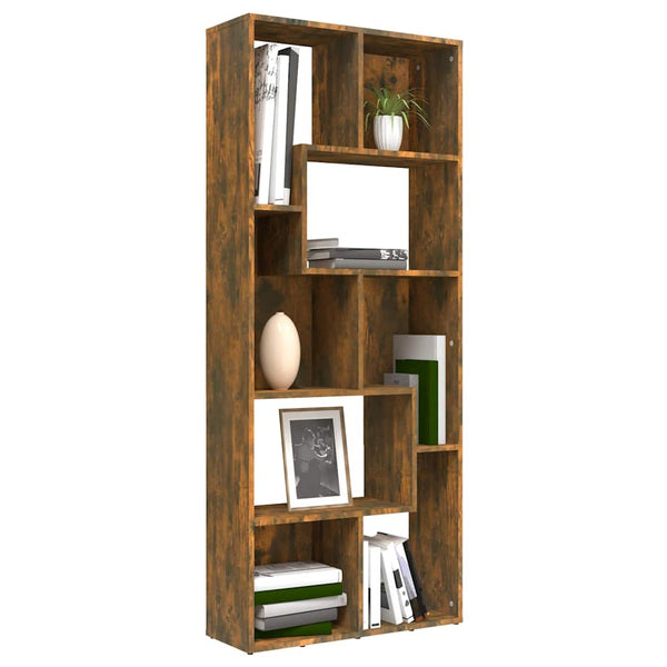 Bücherregal Räuchereiche 67x24x161 cm