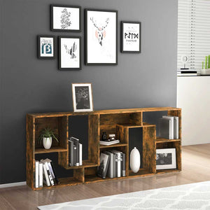 Bücherregal Räuchereiche 67x24x161 cm