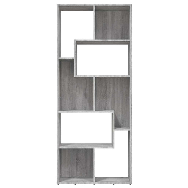 Bücherregal Grau Sonoma 67x24x161 cm