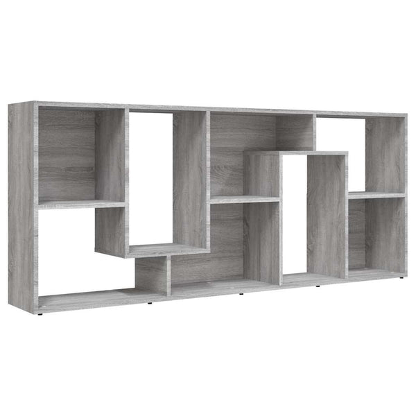Bücherregal Grau Sonoma 67x24x161 cm