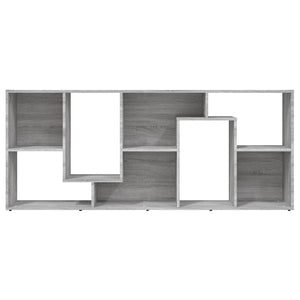 Bücherregal Grau Sonoma 67x24x161 cm